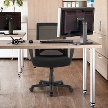 Load image into Gallery viewer, Height Adjustable Mid Back Task Chair Mesh Office Chair with Lumbar Support