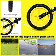 Load image into Gallery viewer, Adjustable Lightweight Kids Balance Bike-Yellow