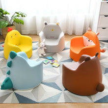 Load image into Gallery viewer, Kids Cartoon Sofa Seat Toddler Children Armchair Couch-Orange