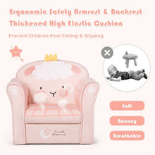 Load image into Gallery viewer, Kids Lamb Sofa Children Armrest Couch