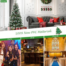 Load image into Gallery viewer, 6 ft Snow Flocked Artificial Christmas Hinged Tree