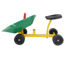 Load image into Gallery viewer, 8" Heavy Duty Kids Ride-on Sand Dumper w/ 4 Wheels-Green