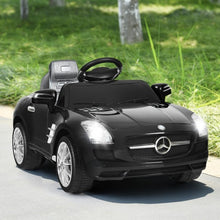 Load image into Gallery viewer, New Red Mercedes Benz sls r/c Mp3 Kids Ride on Car Electric Battery Toy-black
