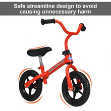 Load image into Gallery viewer, Adjustable Toddler Running Balance Bike with Non-slip Handle-Red