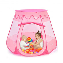 Load image into Gallery viewer, Pink Portable Kid Play House Play Tent with 100 Balls