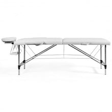 Load image into Gallery viewer, 72"L Portable Massage Table w/ Free Carry Case-White