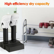 Load image into Gallery viewer, 2-Shoe Portable Adjustable Electric Shoe Dryer withTimer