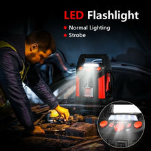 Load image into Gallery viewer, Jump Starter Air Compressor Power Bank Charger with LED Light and DC Outlet