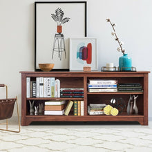 Load image into Gallery viewer, 58" Entertainment Media Center Wood Storage TV Stand