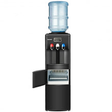 Load image into Gallery viewer, Top Loading Water Dispenser with Built-In Ice Maker Machine-Black