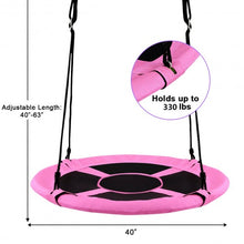 Load image into Gallery viewer, 40" Flying Saucer Tree Swing Indoor Outdoor Play Set-Pink