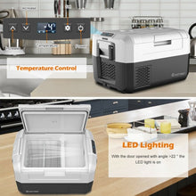 Load image into Gallery viewer, 37 Quart Portable Electric Compressor Camping Car Cooler