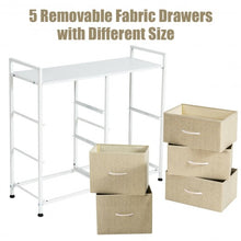 Load image into Gallery viewer, 5 Dorm Room Unit Side Drawers Storage-Beige