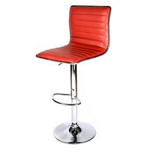 Load image into Gallery viewer, Swivel Bar Stool Modern Adjustable Height Metal Diner Seat Chair Hydraulic-1PC Red