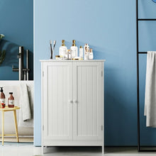 Load image into Gallery viewer, Bathroom Floor Storage Double Door Cupboard Cabinet