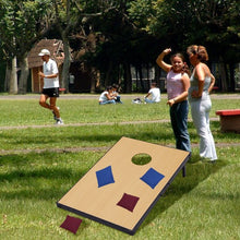 Load image into Gallery viewer, 35" Foldable Wooden Bean Bag Toss Cornhole Game Set