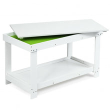 Load image into Gallery viewer, Solid Multifunctional Wood Kids Activity Play Table-White