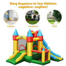 Load image into Gallery viewer, Kids Inflatable Dual Slide Jumping Castle with 780W Blower