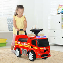 Load image into Gallery viewer, Licensed Mercedes Benz Kids Fire Engine Racer-Red