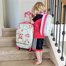 Load image into Gallery viewer, 2 pcs 12" 16" Green ABS Kids Suitcase Luggage Set