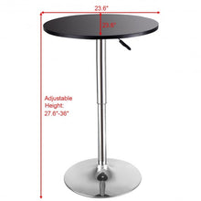 Load image into Gallery viewer, Height Adjustable Round Bar Table