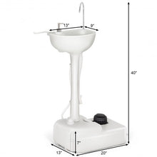Load image into Gallery viewer, 5 Gallon Portable Wash Sink Garden Camping Washing Station