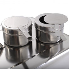 Load image into Gallery viewer, 2 Packs Chafing 9 Quart Stainlessl Rectangular Chafer Buffet