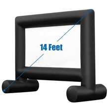 Load image into Gallery viewer, Inflatable Outdoor Movie Projector Screen with Blower-14'