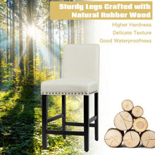 Load image into Gallery viewer, 25'' Kitchen Chairs w/ Rubber Wood Legs-Beige