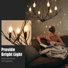 Load image into Gallery viewer, 6-Light Vintage Branch Chandelier Copper Ceiling Lamp