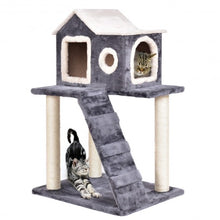 Load image into Gallery viewer, 36" Tower Condo Scratching Posts Ladder Cat Tree