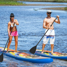 Load image into Gallery viewer, Inflatable Stand Up Paddle Board with Backpack Aluminum Paddle Pump-L