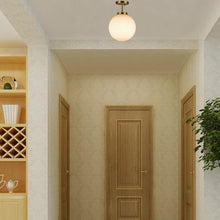Load image into Gallery viewer, Globe Ceiling Lamp with Acrylic Lamp Shade Bedroom