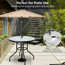 Load image into Gallery viewer, Patio Round Table Steel Frame Dining Table