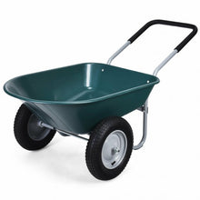 Load image into Gallery viewer, 2 Tire Wheelbarrow Garden Cart Heavy-duty Dolly Utility Cart