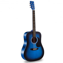 Load image into Gallery viewer, Sonart 41" 6 Strings Acoustic Folk Guitar-Blue