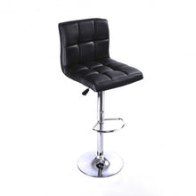 Load image into Gallery viewer, Black Swivel Bar Stool