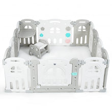 Load image into Gallery viewer, 14-Panel Foldable Baby Activity Centre Playpen