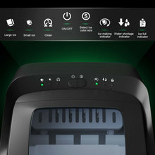 Load image into Gallery viewer, Stainless Steel Ice Maker 33Lbs/ 24Hrs Self-Clean Function with Scoop