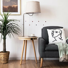 Load image into Gallery viewer, End Table Lamp Bedside Nightstand Lighting with Wireless Charger-Natural