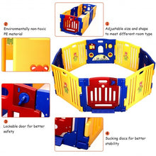 Load image into Gallery viewer, 8 Panel Safety Play Center Baby Playpen