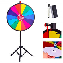 Load image into Gallery viewer, 24" Editable Dry Erase Extension Base Fortune Spinning Game