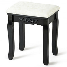 Load image into Gallery viewer, Vanity Stool Makeup Bench Dressing Stool-Black