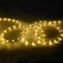 Load image into Gallery viewer, 100' 2 Wires LED Christmas Decorative Rope Light-Warm White