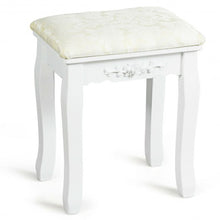 Load image into Gallery viewer, Vanity Stool Makeup Bench Dressing Stool-White