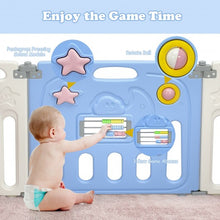 Load image into Gallery viewer, 16-Panel Foldable Baby Playpen Kids Activity Centre-Multicolor