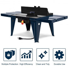 Load image into Gallery viewer, Electric Aluminum Router Table Wood Working Craftsman Tool Benchtop