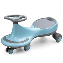Load image into Gallery viewer, Wiggle Car Ride-on Toy with Flashing Wheels-Blue