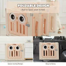 Load image into Gallery viewer, 14-Panel Baby Playpen Kids Activity Center Foldable Play Yard with Lock Door