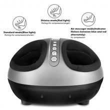 Load image into Gallery viewer, Heat Air Compression Foot Massager Kneading Shiatsu Therapy Plantar Massage